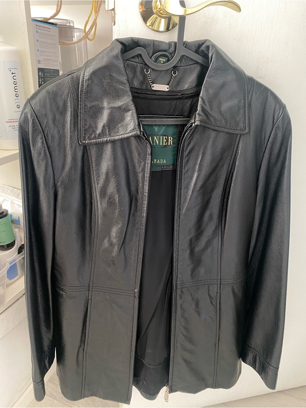 Black Leather Jacket for Women